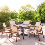 Castelle Tulip Aluminum Outdoor Round Dining Table