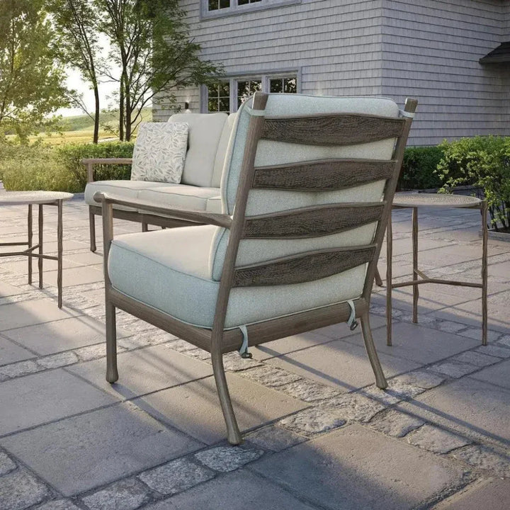 Castelle Twig Legs Aluminum Side Table - LOOMLAN - Castelle - Outdoor Side Tables