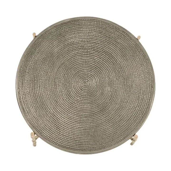 Castelle Twig Legs Aluminum Side Table - LOOMLAN - Castelle - Outdoor Side Tables