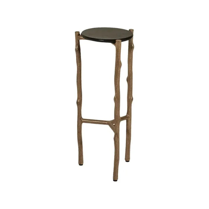 Castelle Twig Legs Aluminum Side Table - LOOMLAN - Castelle - Outdoor Side Tables