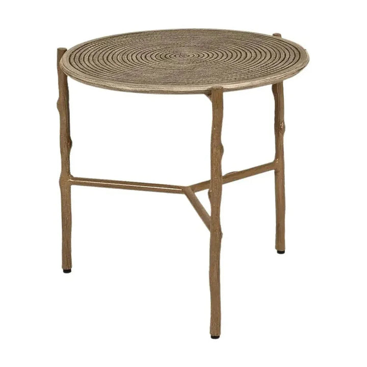 Castelle Twig Legs Aluminum Side Table - LOOMLAN - Castelle - Outdoor Side Tables