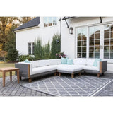 Catalina Corner Sectional Unit All Weather Wicker-Outdoor Modulars-Lloyd Flanders-LOOMLAN