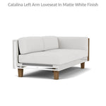 Catalina Left Loveseat Sectional All Weather Wicker