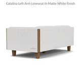 Catalina Left Loveseat Sectional All Weather Wicker-Outdoor Modulars-Lloyd Flanders-LOOMLAN