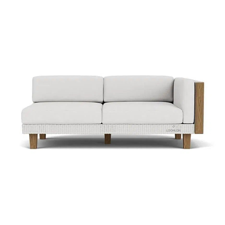 Catalina Left Loveseat Sectional All Weather Wicker