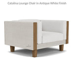 Catalina Lounge Chair All Weather Wicker & Teak Wood