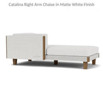 Catalina Right Chaise Sectional Sofa Wicker