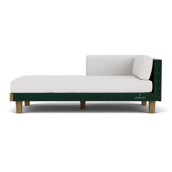 Catalina Right Chaise Sectional Sofa Wicker-Outdoor Modulars-Lloyd Flanders-LOOMLAN