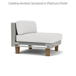 Catalina Sectional Component All Weather Wicker & Teak