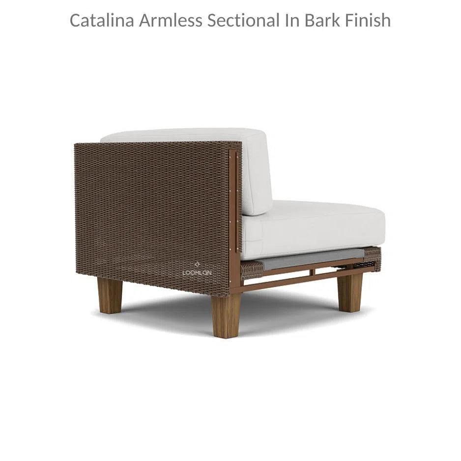 Catalina Sectional Component All Weather Wicker & Teak