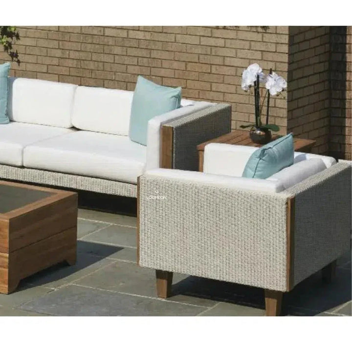 Catalina Sofa All Weather Wicker & Teak Furniture - LOOMLAN - Lloyd Flanders - Outdoor Sofas & Loveseats