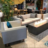 Catalina Sofa All Weather Wicker & Teak Furniture-Outdoor Sofas & Loveseats-Lloyd Flanders-LOOMLAN