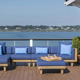 Catalina Wicker Lounge Set Sectional Ottoman Made USA-Outdoor Lounge Sets-Lloyd Flanders-LOOMLAN