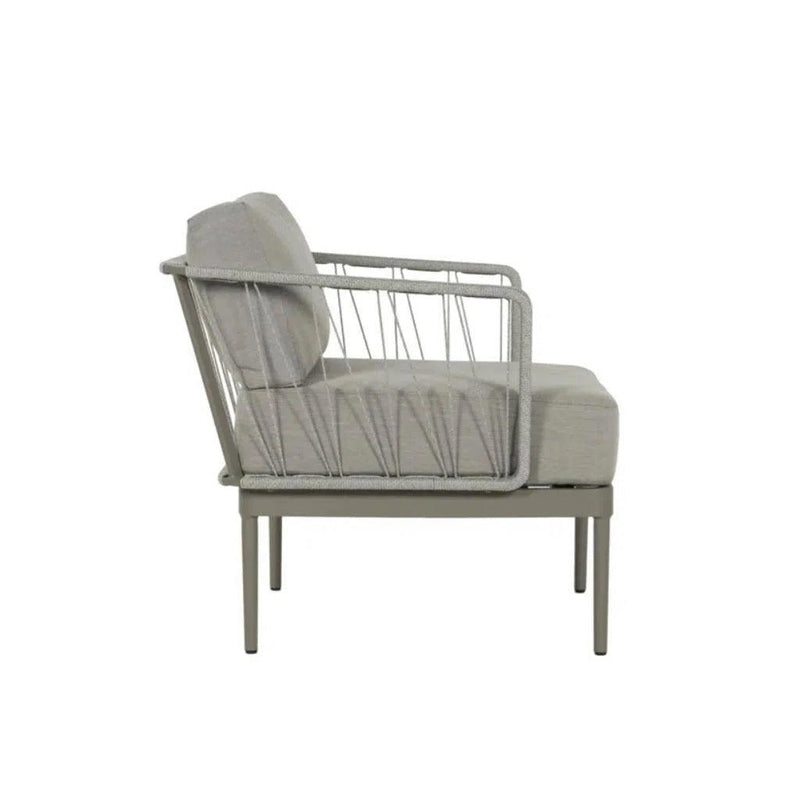 Catania Fabric Beautiful Armchair-Outdoor Lounge Chairs-SUNPAN-LOOMLAN