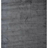 Catania Midnight Black Grey Solid Handmade Wool Rug Area Rugs LOOMLAN By Linie Rugs