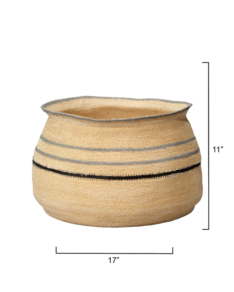 Caterpillar Basket-Vases & Jars-Jamie Young-LOOMLAN