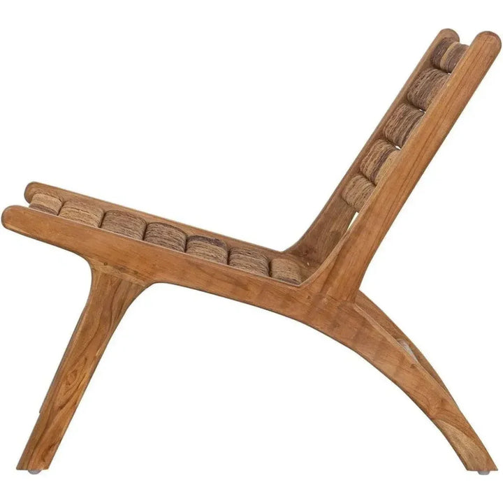 Caterpillar Beetle Chair Wood Over Solid Wood Base - LOOMLAN - LH Imports - Accent Chairs