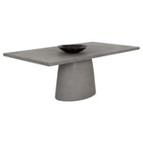 Cavallini Dining Table - Sleek Light Grey Concrete-Outdoor Dining Tables-SUNPAN-LOOMLAN