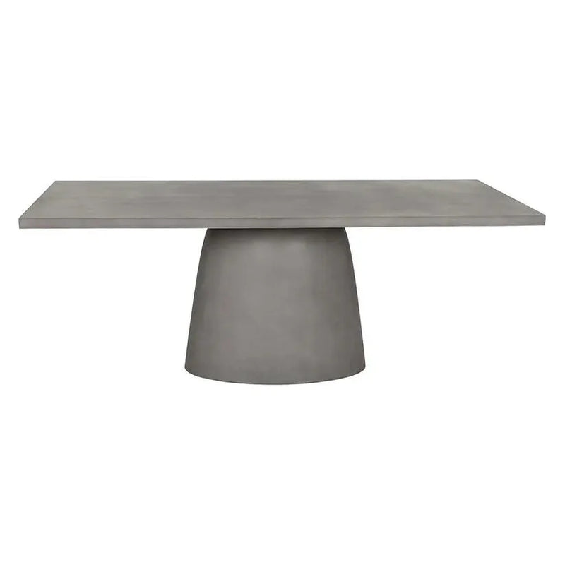 Cavallini Dining Table - Sleek Light Grey Concrete-Outdoor Dining Tables-SUNPAN-LOOMLAN