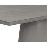 Cavallini Dining Table - Sleek Light Grey Concrete-Outdoor Dining Tables-SUNPAN-LOOMLAN