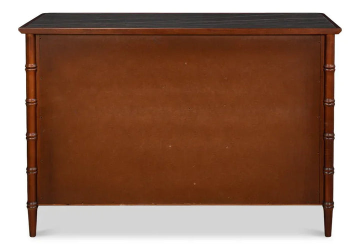 Cayman Wooden Brown Commode Chest - LOOMLAN - Sarreid - Chests