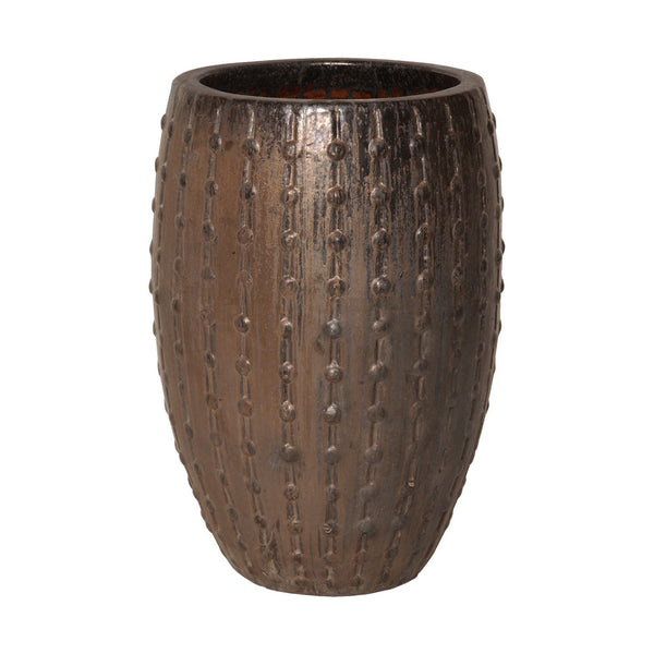 Ceramic Round Studded Planter