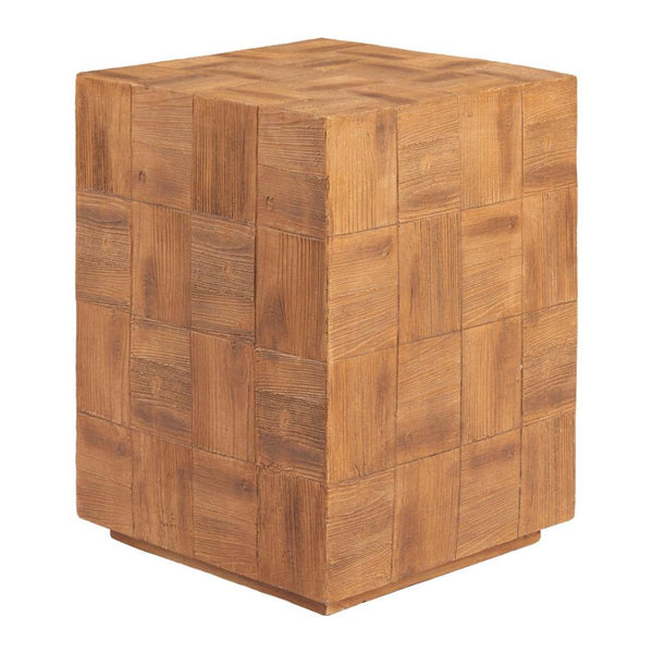 Cetka Natural Faux Wood Side Table