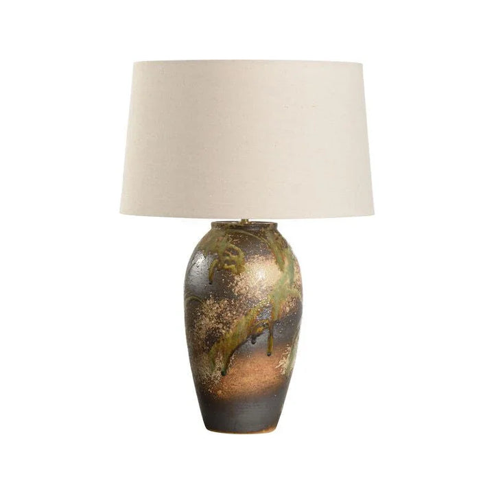 Chaiaki Sandy Clay Handcrafted Table Lamp - LOOMLAN - Wildwood - Table Lamps