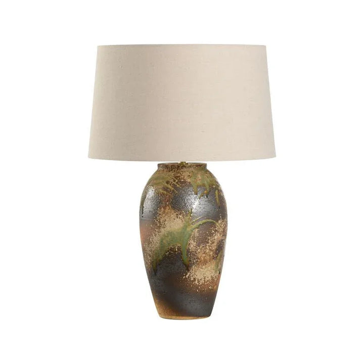 Chaiaki Sandy Clay Handcrafted Table Lamp - LOOMLAN - Wildwood - Table Lamps
