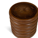 Chaiya Natural Solid Chamcha Wooden Side Table-Side Tables-Urbia-LOOMLAN