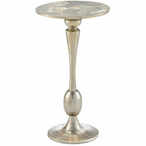 Champagne Gold Talia Champagne Accent Table Side Tables LOOMLAN By Currey & Co