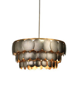 Champagne Iron Calypso Three Tier Chandelier Chandeliers LOOMLAN By Jamie Young