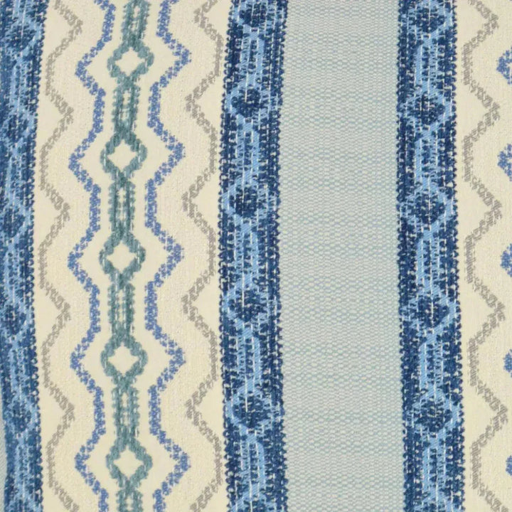 Chandler Waterfall Blue Throw Pillow Insert - LOOMLAN - D.V. Kap - Throw Pillows