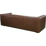 Channel Sofa - Camel Brown Sofas & Loveseats LOOMLAN By LH Imports