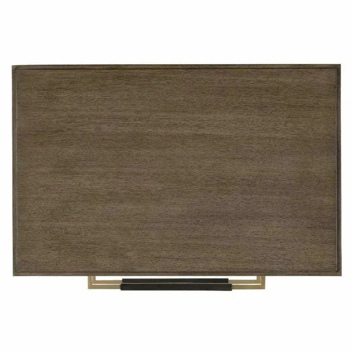 Chanterelle Verona Brown 2 Drawer Nightstand - LOOMLAN - Currey & Co - Nightstands