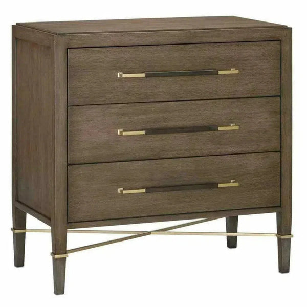 Chanterelle Verona Brown Chest - LOOMLAN - Currey & Co - Chests
