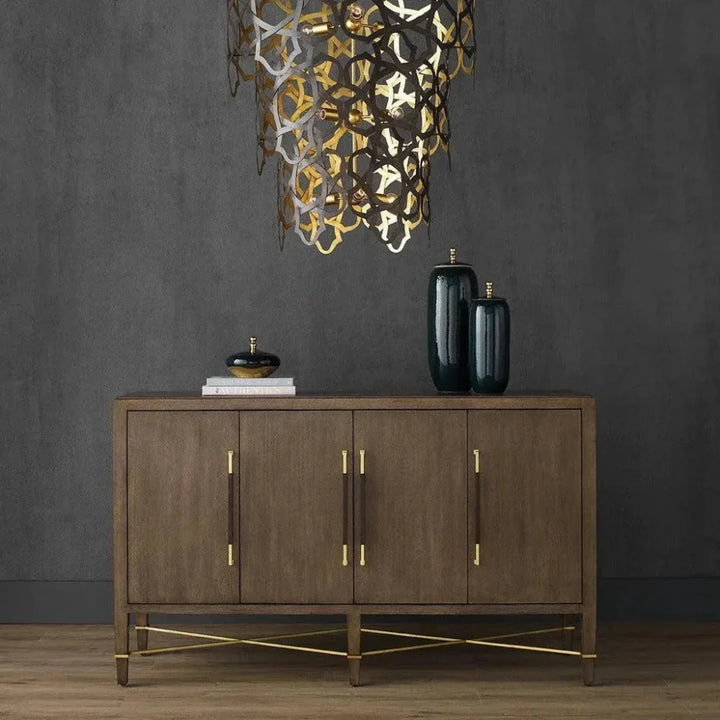 Chanterelle Verona Brown Sideboard - LOOMLAN - Currey & Co - Sideboards