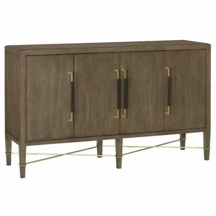 Chanterelle Verona Brown Sideboard - LOOMLAN - Currey & Co - Sideboards