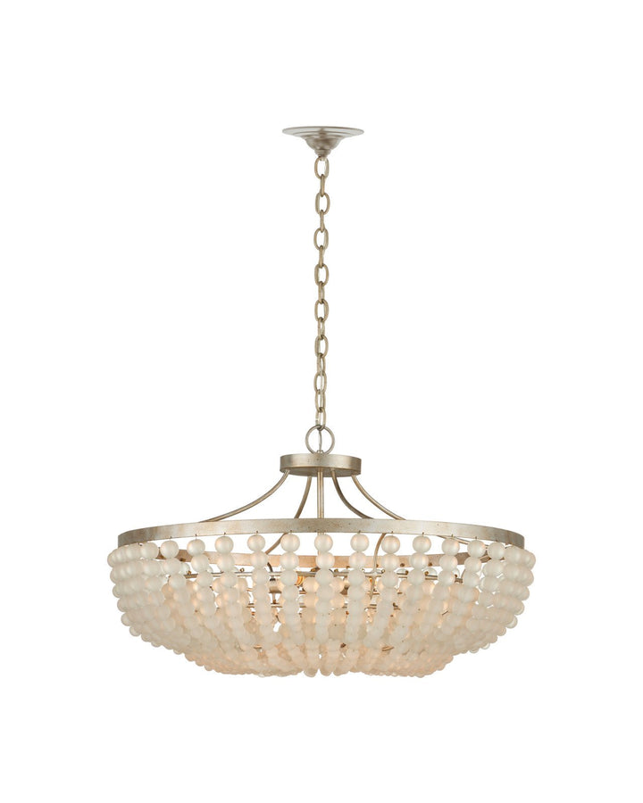 Chanteuse Iron Frame Semi-Flush Mount-Flush Mounts-Currey & Co-LOOMLAN