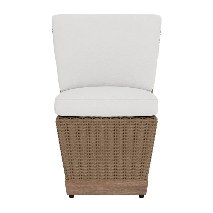 Charisma Aluminum Outdoor Armless Dining Chair-Outdoor Dining Chairs-Lloyd Flanders-LOOMLAN