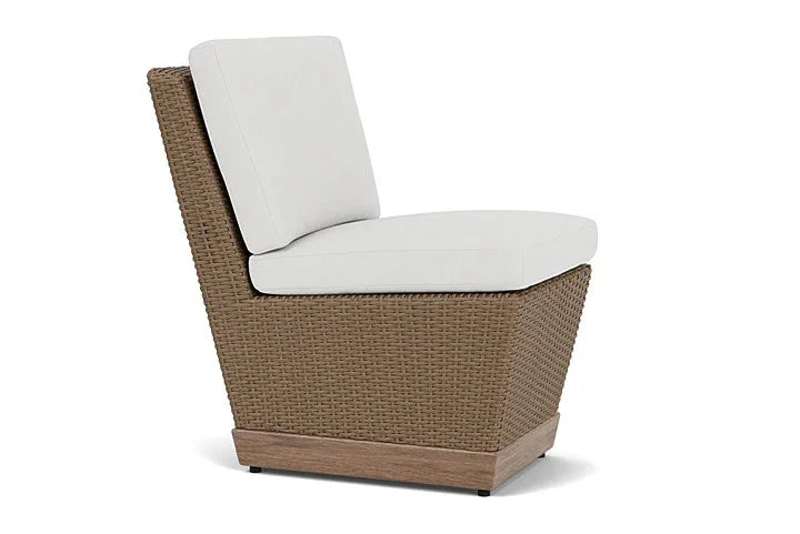 Charisma Aluminum Outdoor Armless Dining Chair-Outdoor Dining Chairs-Lloyd Flanders-LOOMLAN