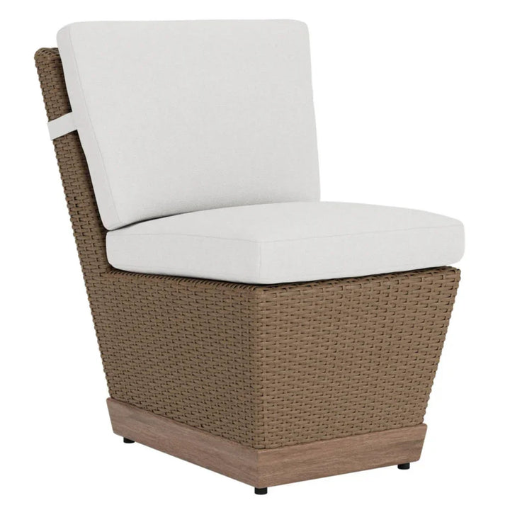 Charisma Aluminum Outdoor Armless Dining Chair-Outdoor Dining Chairs-Lloyd Flanders-LOOMLAN