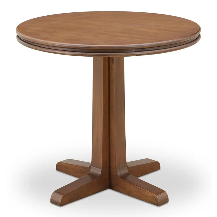Charles Solid Pine Base Round Cafe Table - LOOMLAN - Moe's Home - Coffee Tables