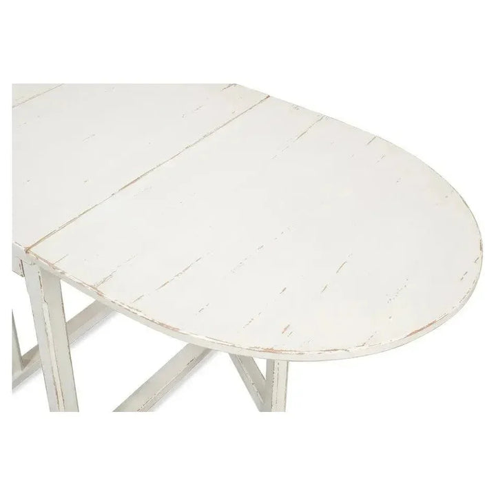 Charlie's Woodenhinge Dropleaf Table-Dining Tables-Sarreid-LOOMLAN