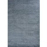 Charm Blue Solid Handmade Area Rug By Linie