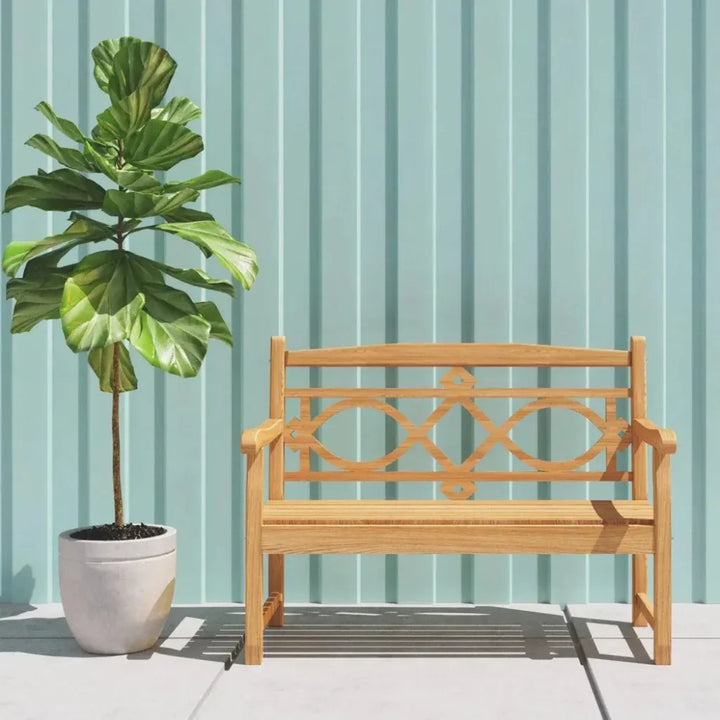 Teak Outdoor Bench for Garden & Patio | LOOMLAN