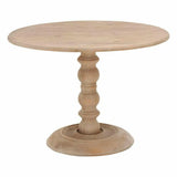 Chelsea 42" Round Dining Table Reclaimed Wood Dining Tables LOOMLAN By Essentials For Living