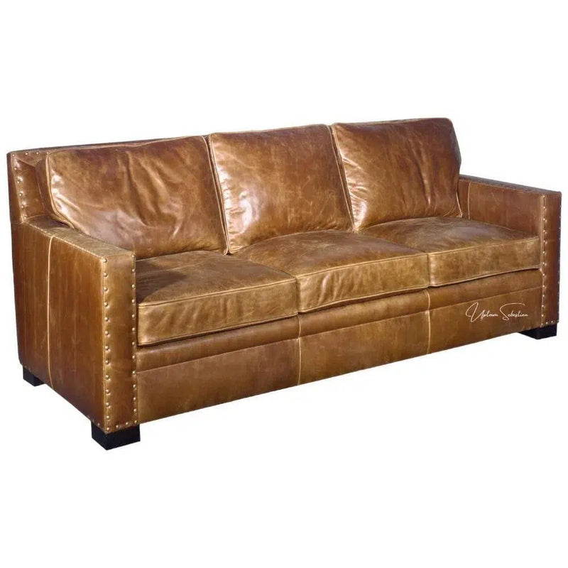 Chesapeake Custom Chill - Coastal Leather Couch Sofas & Loveseats LOOMLAN By Uptown Sebastian