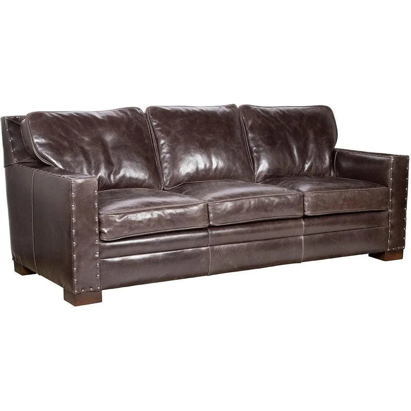 Chesapeake Custom Chill - Coastal Leather Couch Sofas & Loveseats LOOMLAN By Uptown Sebastian