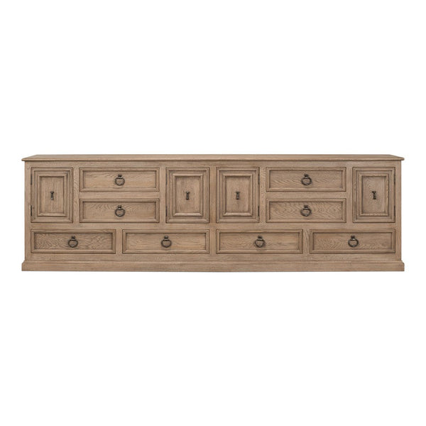 Chester Equestrian Credenza Cabinet for Living Room Extra Large-Sideboards-Sarreid-LOOMLAN